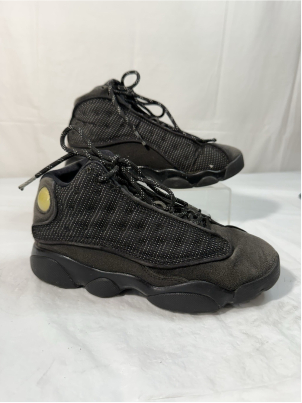 Nike Air Jordan 13 XIII Retro Black Cat 916907-011 Shoes Size 3 Youth
